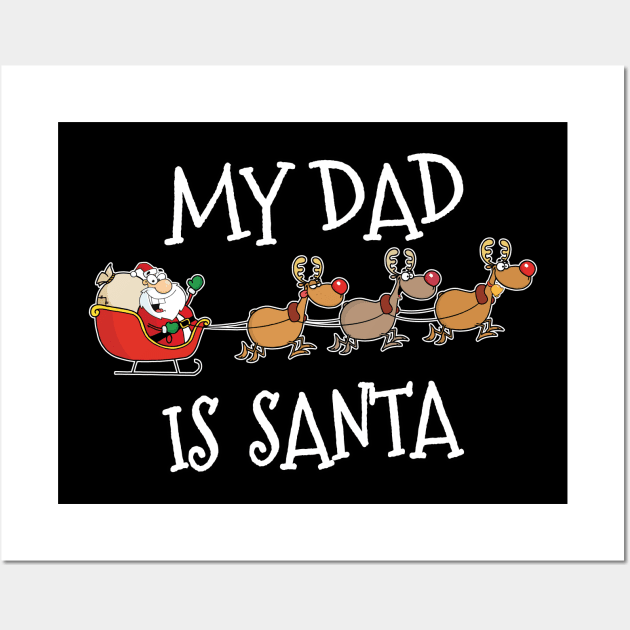 Matching family Christmas outfit Dad Wall Art by JamesBosh